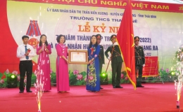  Trường THCS Thanh N&ecirc; kỷ niệm 70 năm th&agrave;nh lập