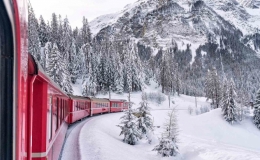 5 chuyến t&agrave;u tuyết trắng nổi tiếng thế giới