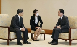 Chủ tịch nước V&otilde; Văn Thưởng hội kiến Nh&agrave; vua v&agrave; Ho&agrave;ng hậu Nhật Bản