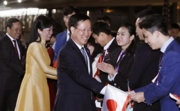 Chủ tịch nước V&otilde; Văn Thưởng tới Tokyo bắt đầu thăm ch&iacute;nh thức Nhật Bản