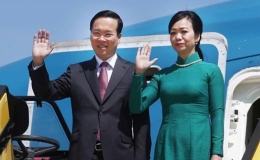 Chủ tịch nước V&otilde; Văn Thưởng v&agrave; Phu nh&acirc;n l&ecirc;n đường thăm ch&iacute;nh thức Nhật Bản