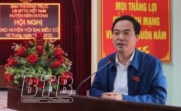 Đại biểu HĐND tỉnh tiếp x&uacute;c cử tri tại huyện Kiến Xương