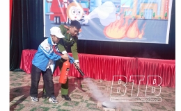 Trường Tiểu học Kim Đồng: Giao lưu chuy&ecirc;n đề Ph&ograve;ng, chống v&agrave; xử l&yacute; ch&aacute;y nổ