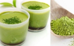 C&aacute;ch l&agrave;m b&aacute;nh flan tr&agrave; xanh đơn giản