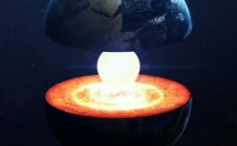 L&otilde;i Tr&aacute;i Đất c&oacute; thể đang r&ograve; rỉ sắt