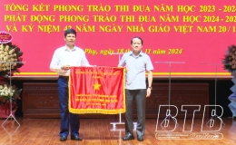 Quỳnh Phụ: Tổng kết phong tr&agrave;o thi đua năm học 2023 - 2024