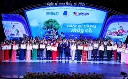 Tuy&ecirc;n dương 60 nh&agrave; gi&aacute;o ti&ecirc;u biểu, xuất sắc trong chương tr&igrave;nh &ldquo;Chia sẻ c&ugrave;ng thầy c&ocirc;&rdquo;