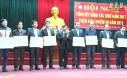 Quỳnh Phụ tổng kết c&ocirc;ng t&aacute;c thuế năm 2017, triển khai nhiệm vụ 2018