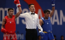 B&ugrave;i Trường Giang gi&agrave;nh huy chương v&agrave;ng m&ocirc;n wushu tại Sea games 30