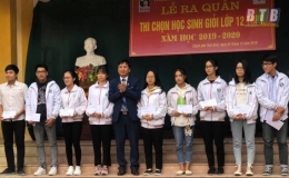  Hơn 1.600 học sinh lớp 12 bước v&agrave;o kỳ thi chọn học sinh giỏi cấp tỉnh
