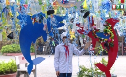 Trường THCS Tiền Phong: X&acirc;y dựng thư viện xanh từ r&aacute;c thải nhựa