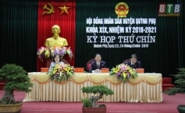 Kỳ họp thứ 9, HĐND huyện Quỳnh Phụ kh&oacute;a XIX, nhiệm kỳ 2016 &ndash; 2021