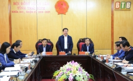 Hội nghị li&ecirc;n tịch thống nhất chương tr&igrave;nh kỳ họp bất thường, HĐND tỉnh kh&oacute;a XVI