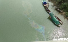 Kết quả ph&acirc;n t&iacute;ch mẫu nước s&ocirc;ng Lam sau khi xuất hiện vệt dầu loang