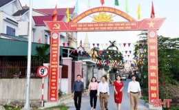 H&agrave; Tĩnh: Huyện Kỳ Anh c&oacute; th&ecirc;m 25 khu d&acirc;n cư n&ocirc;ng th&ocirc;n mới kiểu mẫu