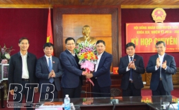 HĐND huyện Tiền Hải bầu bổ sung chức danh Ph&oacute; Chủ tịch UBND huyện