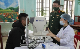 Quỳnh Phụ ho&agrave;n th&agrave;nh kh&aacute;m tuyển nghĩa vụ qu&acirc;n sự năm 2021