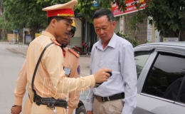 Tiền Hải: 54 trường hợp vi phạm nồng độ cồn