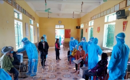 Đ&ocirc;ng Hưng: Tổ chức test nhanh Covid-19 cho c&aacute;c trường hợp nguy cơ cao ở một số địa phương   