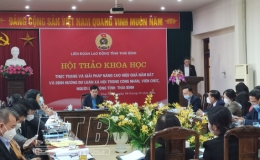 Hội thảo khoa học về n&acirc;ng cao hiệu quả nắm bắt v&agrave; định hướng dư luận x&atilde; hội