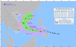 Tin b&atilde;o gần biển Đ&ocirc;ng (B&atilde;o Rai)