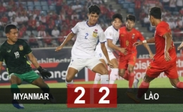 ĐT Myanmar 2-2 ĐT L&agrave;o