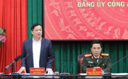 Hội nghị kiểm điểm Ban Thường vụ Đảng ủy C&ocirc;ng an tỉnh năm 2022