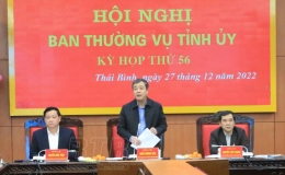 Hội nghị kiểm điểm tập thể Ban Thường vụ Tỉnh ủy v&agrave; c&aacute; nh&acirc;n c&aacute;c đồng ch&iacute; Ủy vi&ecirc;n Ban Thường vụ Tỉnh ủy