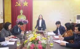 Triển khai gi&aacute;m s&aacute;t việc l&atilde;nh đạo, chỉ đạo thực hiện Kết luận số 21 v&agrave; Quy định 19 tại Đảng ủy Khối doanh nghiệp tỉnh