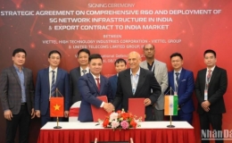 Viettel xuất khẩu thiết bị c&ocirc;ng nghệ cao sang thị trường Ấn Độ