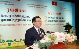 C&ugrave;ng g&igrave;n giữ, ph&aacute;t triển quan hệ đặc biệt, hiếm c&oacute; giữa Việt Nam v&agrave; L&agrave;o m&atilde;i trường tồn