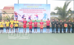 Giao lưu thể thao ch&agrave;o mừng kỷ niệm 79 năm ng&agrave;y th&agrave;nh lập Qu&acirc;n đội nh&acirc;n d&acirc;n Việt Nam