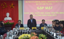 Hưng H&agrave;: Gặp mặt c&aacute;c chức sắc, chức việc, đảng vi&ecirc;n ti&ecirc;u biểu đạo C&ocirc;ng gi&aacute;o năm 2023