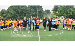  Khai mạc v&ograve;ng chung kết giải b&oacute;ng đ&aacute; cấp THCS th&agrave;nh phố Th&aacute;i B&igrave;nh