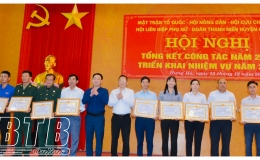 Ủy ban MTTQ huyện Hưng H&agrave; v&agrave; c&aacute;c tổ chức ch&iacute;nh trị - x&atilde; hội của huyện triển khai nhiệm vụ năm 2024