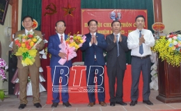 Chi bộ th&ocirc;n Ch&ugrave;a, x&atilde; Ch&iacute; H&ograve;a tổ chức đại hội điểm nhiệm kỳ 2025 - 2027