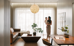 Cải tạo căn hộ 112m2 với nội thất lỗi thời th&agrave;nh kh&ocirc;ng gian hiện đại