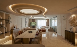 Căn hộ 155m2 mang tinh thần wabi sabi l&agrave;m kh&ocirc;ng gian nghỉ dưỡng