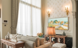 Chi 3 tỷ đồng thiết kế căn hộ th&ocirc;ng tầng kiểu &Acirc;u Mỹ