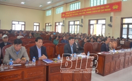 Đại biểu HĐND tỉnh, HĐND huyện tiếp x&uacute;c cử tri tại huyện Quỳnh Phụ