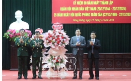 Đ&ocirc;ng Hưng: Gặp mặt kỷ niệm 80 năm ng&agrave;y th&agrave;nh lập Qu&acirc;n đội nh&acirc;n d&acirc;n Việt Nam