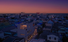 Nh&agrave; phố 3 tầng kết cấu th&eacute;p tiền chế x&acirc;y trong 4 th&aacute;ng