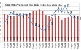Xuất khẩu gạo: Nghịch l&yacute; 2012, trăn trở 2013