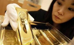 V&agrave;ng đạt mức cao nhất trong một tuần

