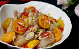 M&oacute;n ch&acirc;n g&agrave; ng&acirc;m sả, quất