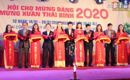 Khai mạc hội chợ mừng Đảng - mừng Xu&acirc;n Th&aacute;i B&igrave;nh năm 2020