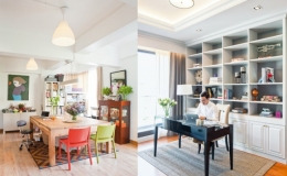 C&aacute;ch bố tr&iacute; b&agrave;n l&agrave;m việc tại gia hợp l&yacute;, mang lại hiệu quả c&ocirc;ng việc cao