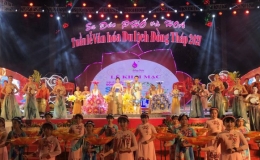 Khai mạc Tuần lễ văn h&oacute;a du lịch Đồng Th&aacute;p
