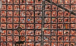 Những khu nh&agrave; xếp thẳng như b&agrave;n cờ ở Barcelona