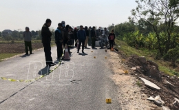 Vũ Thư: Tai nạn giao th&ocirc;ng tr&ecirc;n tuyến đường đ&ecirc;, 1 người tử vong